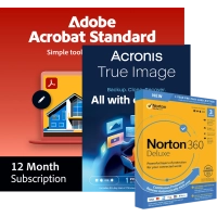 Acrobat Standard + Norton 360 Deluxe + Acronis Essentials Acrobat Standard + Norton 360 Deluxe + Acronis Essentials