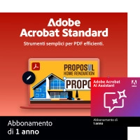 Adobe Acrobat Standard | 1 Utente | 1 Anno Adobe Acrobat Standard | 1 Utente | 1 Anno
