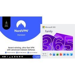 NordVPN | 10 Apparaten | 1 Jaar + Microsoft 365 Family