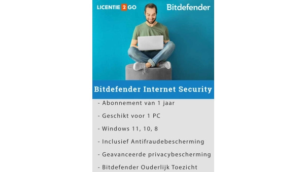 Bitdefender Internet Security 2026 | 1 Apparaat | 1 jaar | Automatische verlenging