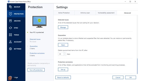 Acronis Cyber Protect Home Office Advanced 500 GB