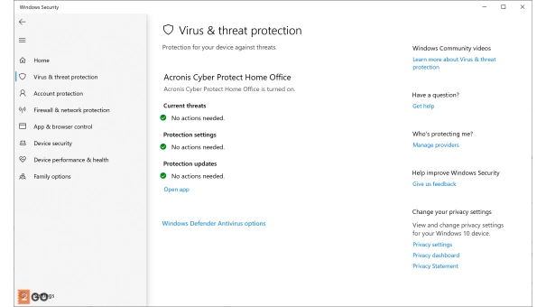 Acronis Cyber Protect Home Office Advanced 500 GB