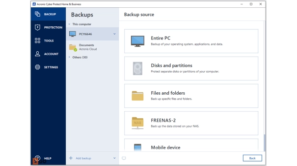 Acronis Cyber Protect Home & Business