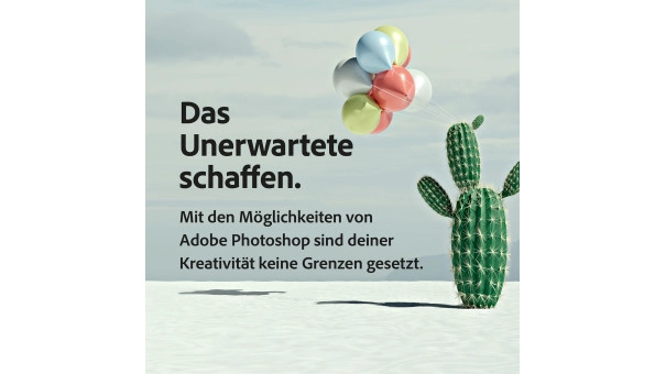 Adobe Creative Cloud Foto-Abo (Photoshop CC + Lightroom CC) | 1 Benutzer | 1 Jahr | 20 GB Cloudspeicher