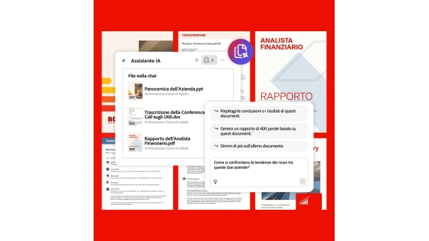 Adobe Acrobat Pro + Assistente AI | 1 Utente | 1 Anno