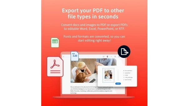 Adobe Acrobat PDF Pack | 1 User | 1 Year