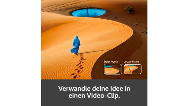 Adobe Firefly Standard | 1 Jahr | 2000 KI-Credits pro Monat