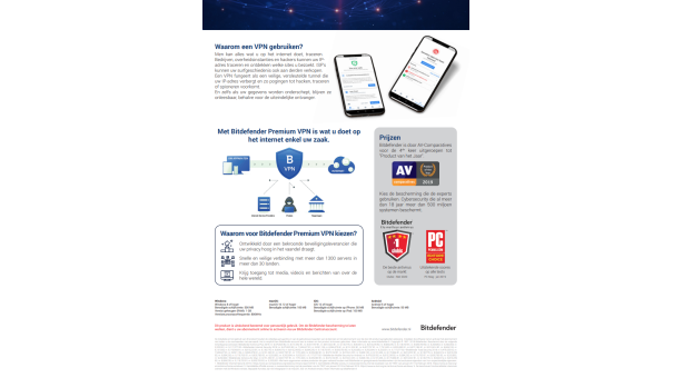 Bitdefender Premium VPN 2026 | 10 Devices | 1 year | Automatic renewal