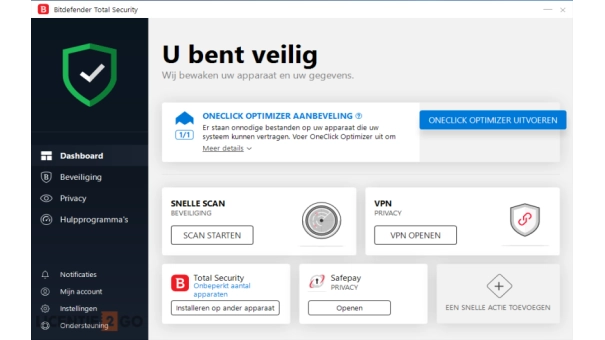 Bitdefender Total Security 2026 | 10 Apparaten | 1 jaar | Automatische verlenging