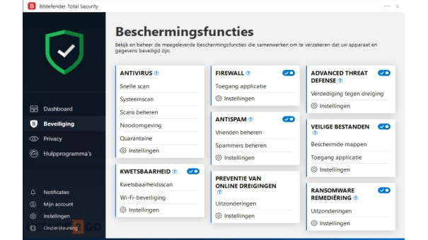 Bitdefender Total Security 2026 | 10 Apparaten | 1 jaar | Automatische verlenging