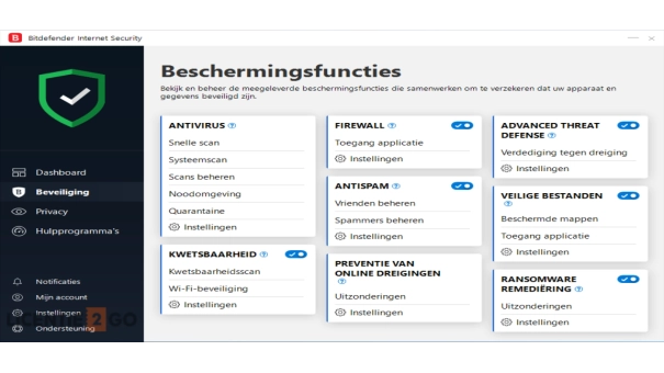 Bitdefender Internet Security 2026 | 3 Apparaten | 1 jaar | Automatische verlenging