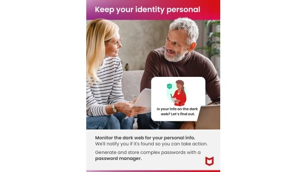 McAfee Total Protection 2026 | 1 Device | 1 Year | Windows - Mac - Android - iOS