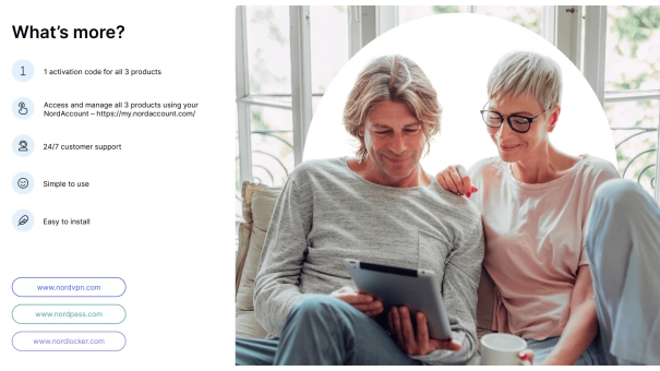 NordVPN Ultime | 10 Appareils | 1 An | NordPass inclus | 1 To Sauvegarde cloud