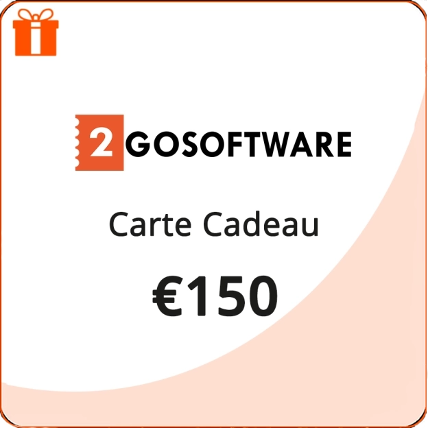 2GO Software | Carte Cadeau Universelle | 150 €