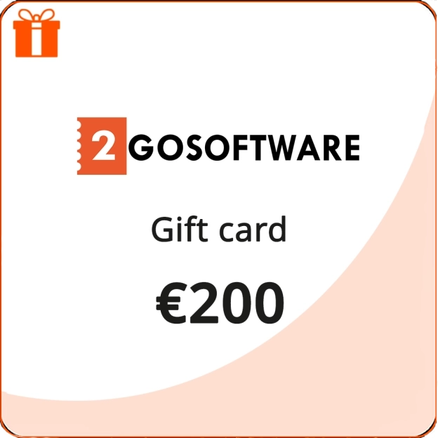 2GO Software | Universal Gift Card | €200