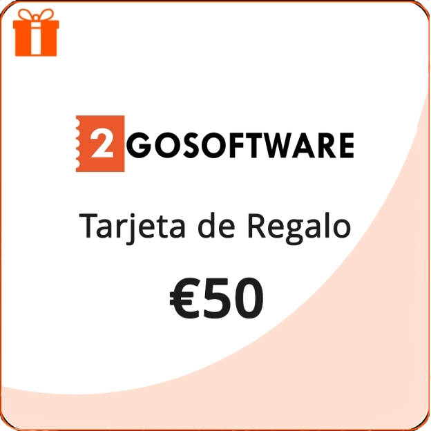 2GO Software | Tarjeta de Regalo Universal | €50