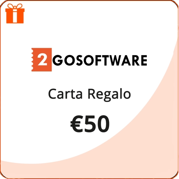 2GO Software | Carta Regalo Universale | €50