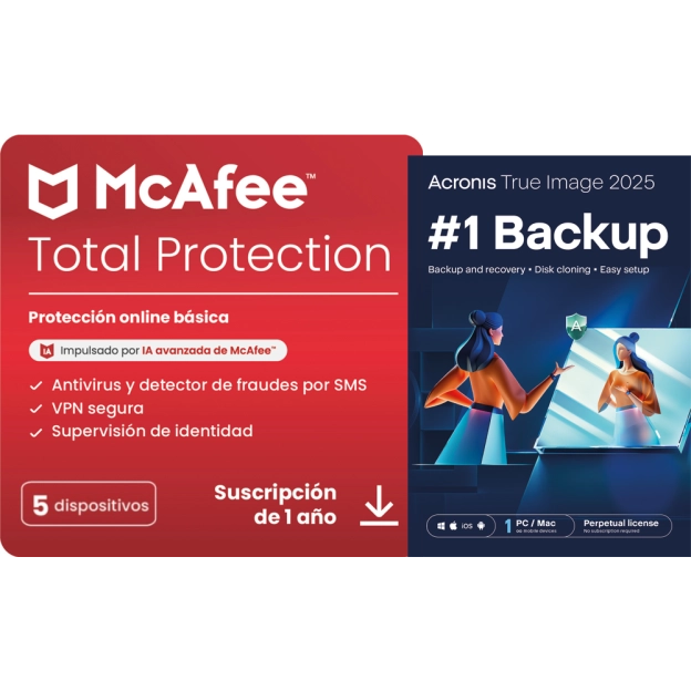 McAfee Total Protection + Acronis True Image Essentials