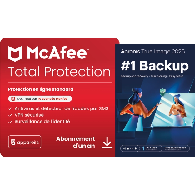 McAfee Total Protection + Acronis True Image Essentials
