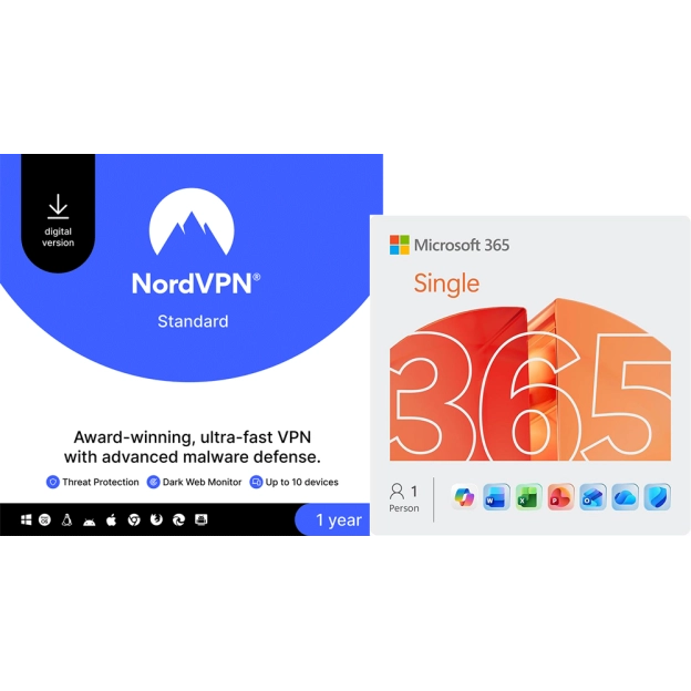 NordVPN | 10 Geräte | 1 Jahr + Microsoft 365 Single
