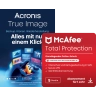 Acronis True Image Essentials | 1 PC | 1 Jahr + McAfee Total Protection | 5 PC | 1 Jahr