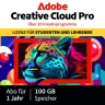 Adobe Creative Cloud Pro (alle Apps) Student & Teacher Edition | Abonnement | 1 Jahr | 100 GB Cloud