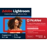Adobe Lightroom CC + McAfee Total Protection | 1 appareil | 1 To de stockage dans le nuage