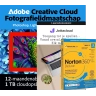 Adobe Photography Plan 1 TB + Norton 360 Deluxe 3 PC + Jottacloud Home | 1 Jaar