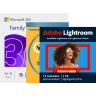 Microsoft 365 Family + Adobe Lightroom + Norton Security Deluxe | 1 år