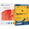 Microsoft 365 Personal + Norton 360 Deluxe | 5 Apparaten | 1 Jaar