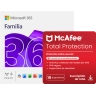 Microsoft 365 Familia + McAfee Total Protection | 10 Dispositivos | 1 Año